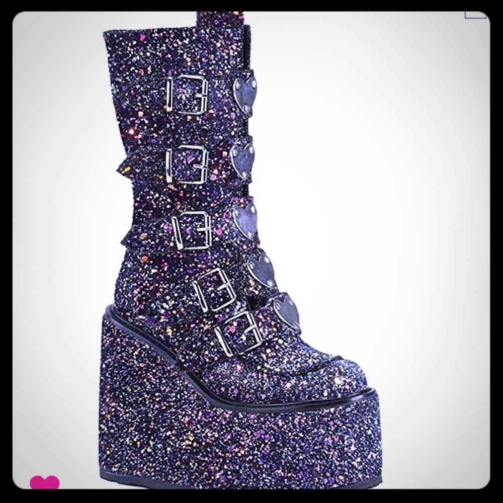 DEMONIA ♥️Swing 230G Black with Multicolor Sparkle